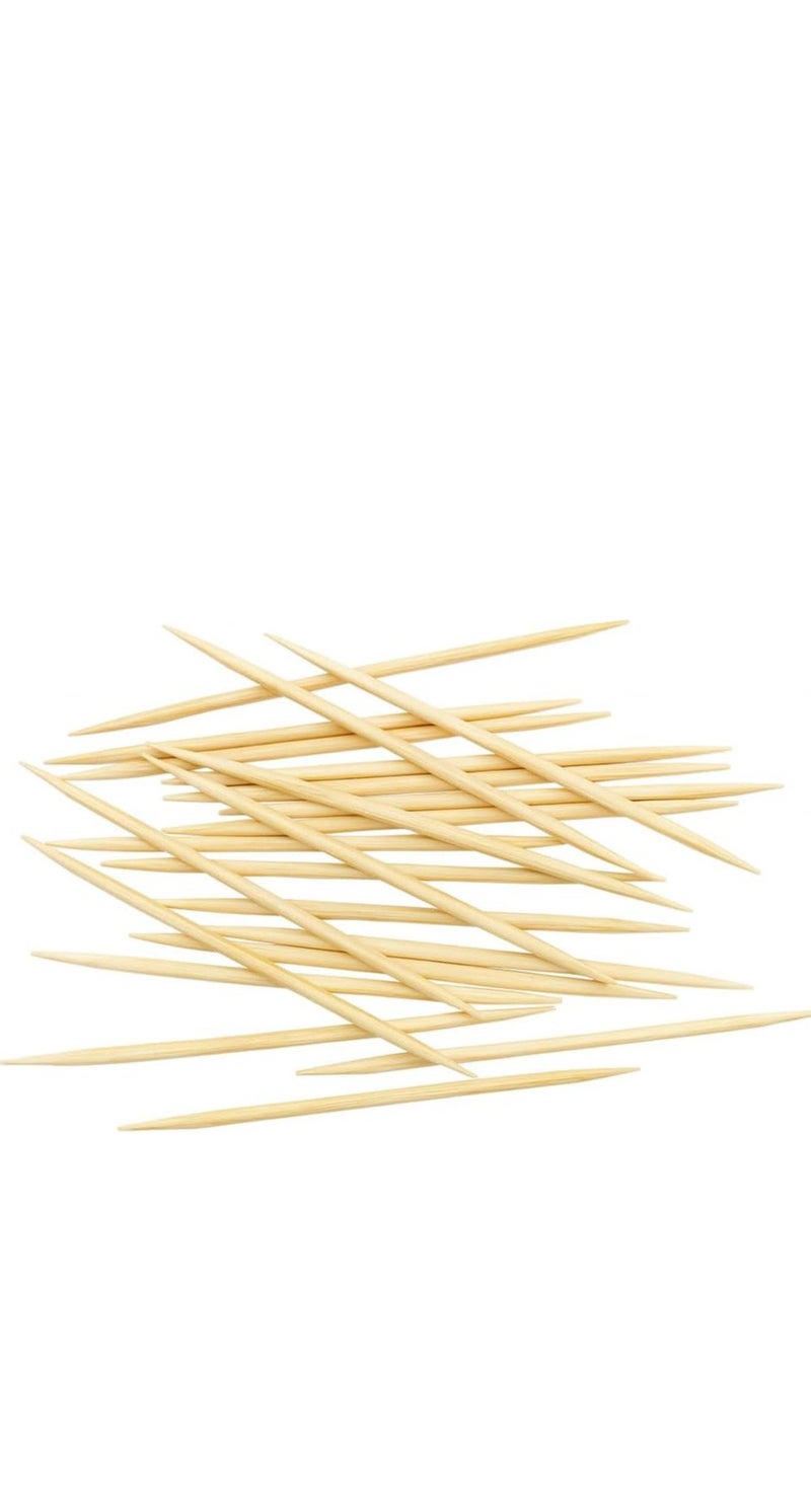 عيدان أسنان خشبية طبيعية – 5 عبوات للاستخدام اليومي والنظافة الشخصية. - Image 1